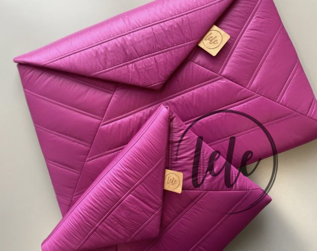 Neon pink Envelopka MAMA a MINI